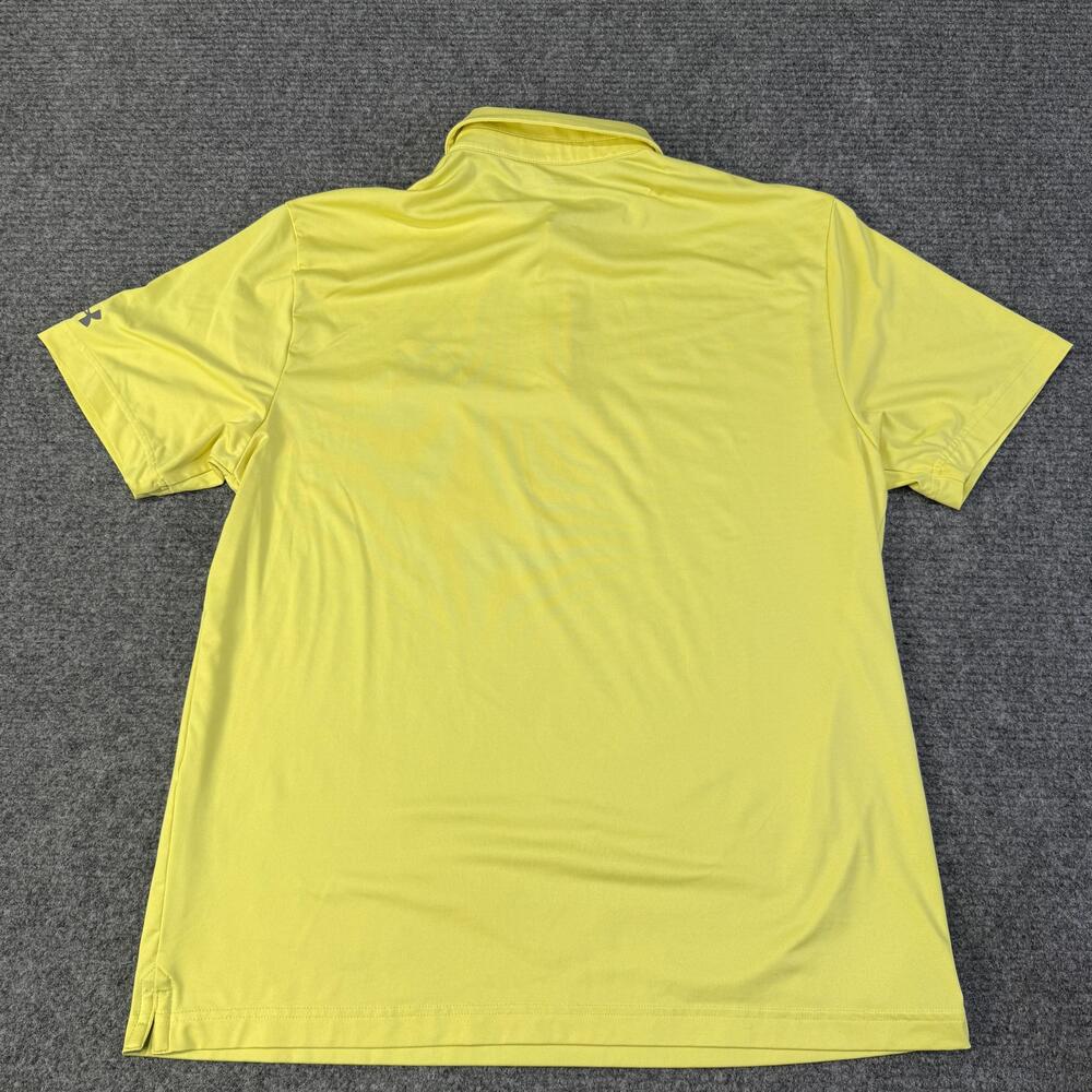 California Golden Bears Polo Shirt Mens Large Yellow NCAA Football Under Armour - Picture 9 of 9